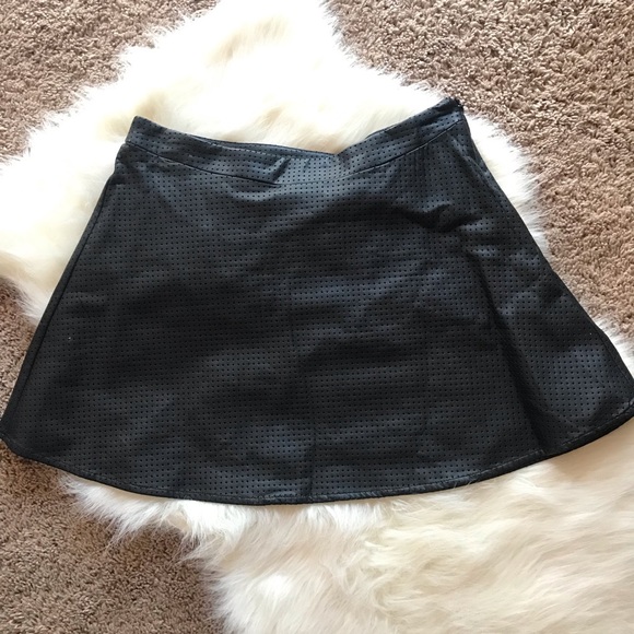Express Dresses & Skirts - Faux Leather Skater Skirt